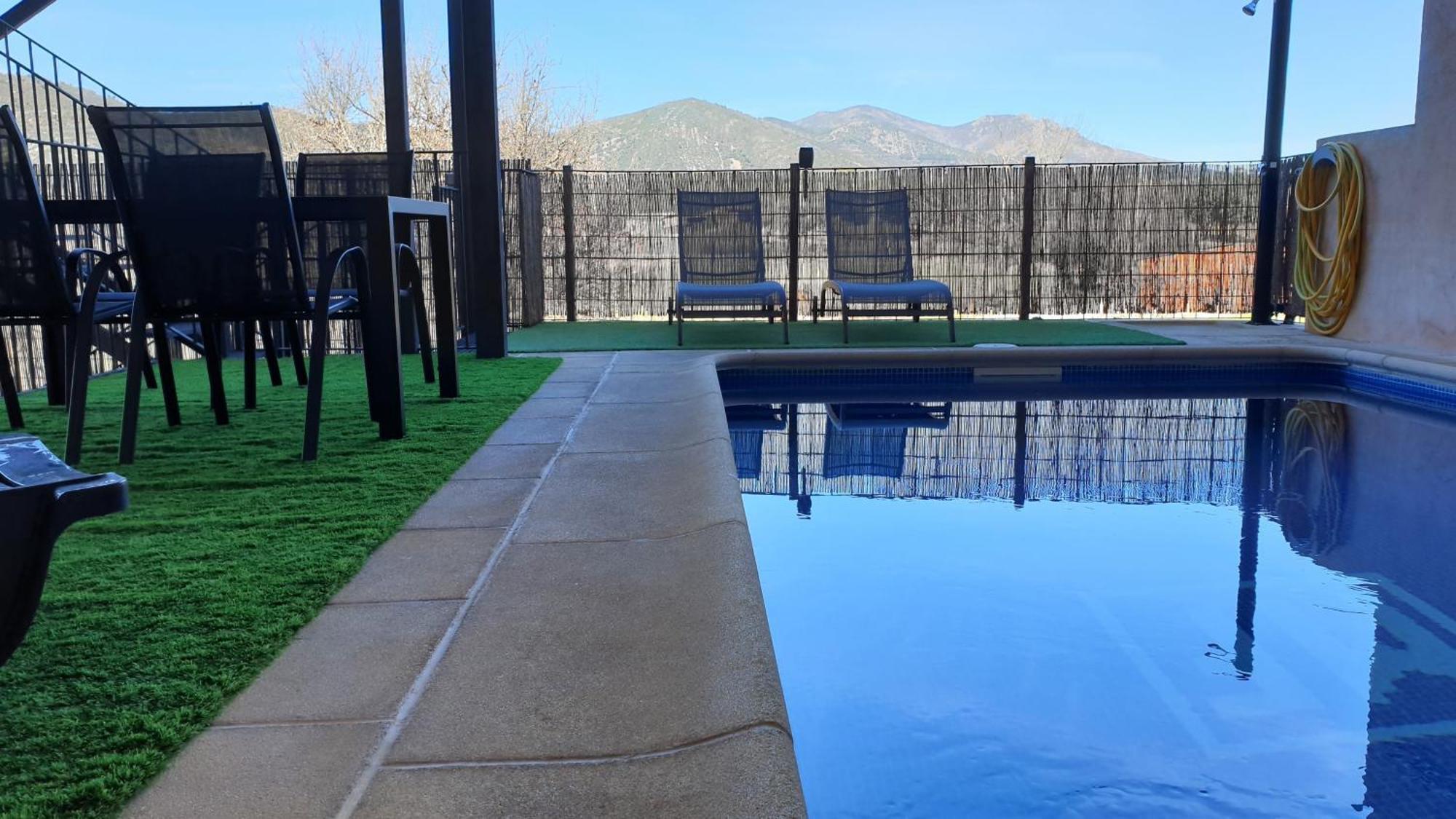 Casa Con Piscina En Parque Nacional De Cabaneros Navas de Estena ภายนอก รูปภาพ